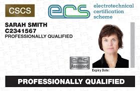 Professionally Qualified Person ECS Card